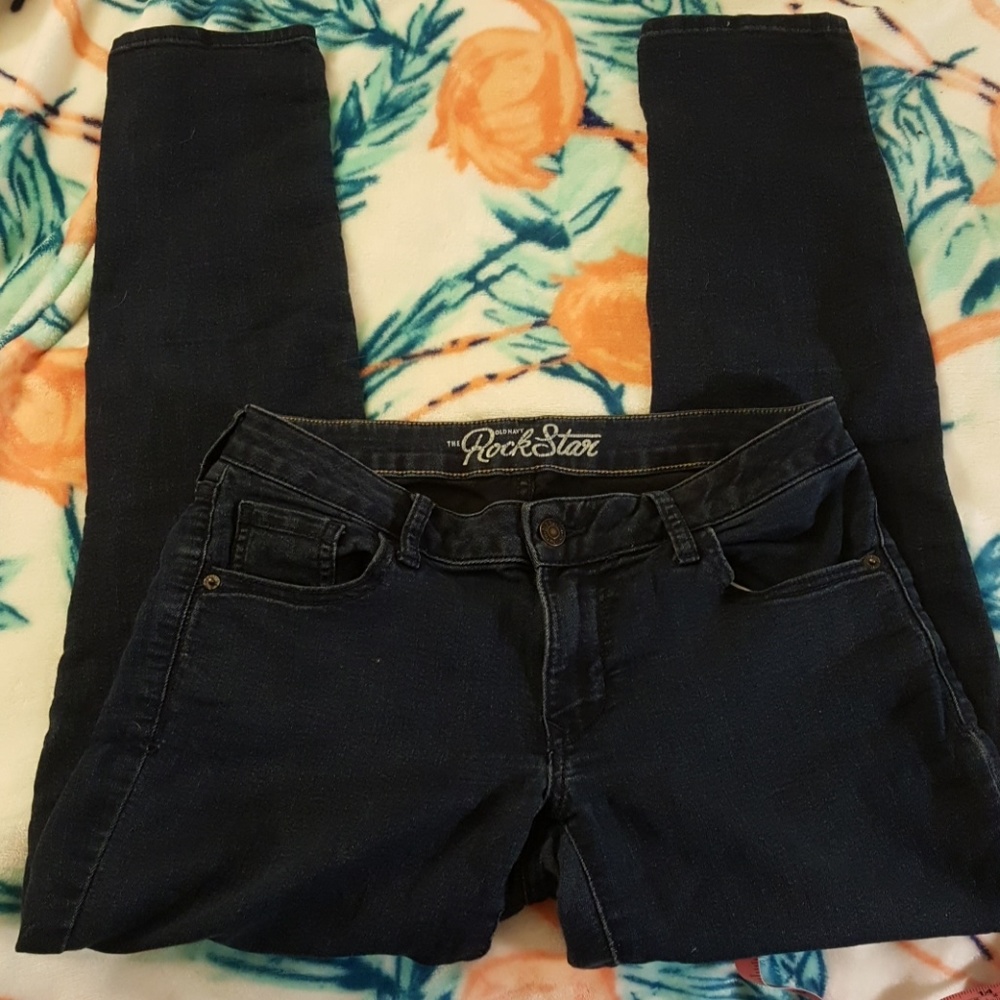 The RockStar Old Navy Skinny Jeans Sz 10